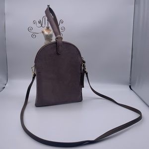 Crushed Velvet Rose Gold Purse